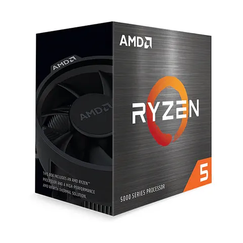 AMD Ryzen 5 5600 Boxed - Desktop processor - CPU - 6 Core - 12 Threads - 3,5GHz/4,4GHz - Socket AM4 - Inclusief koeler – afbeelding 1