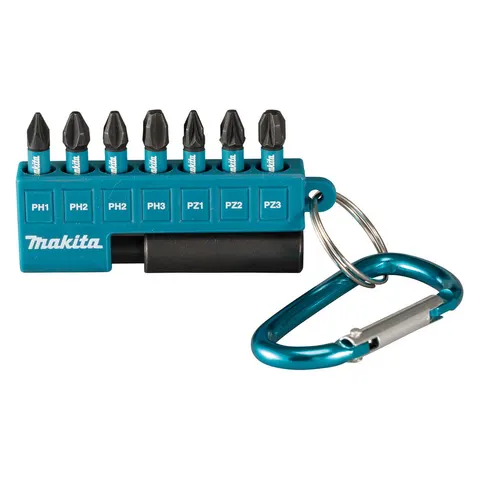 Makita 8 Piece Impact Black Screwdriver Bit Set – image 1