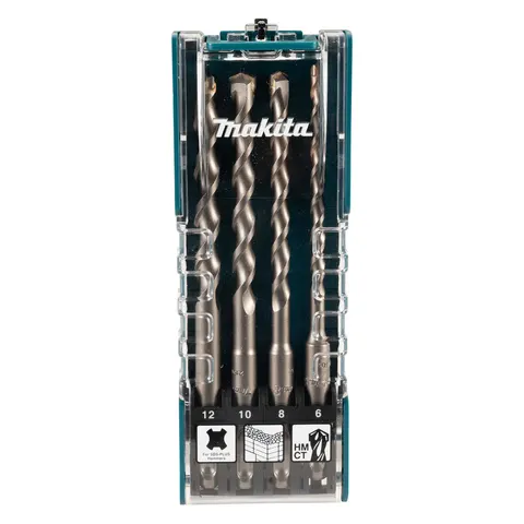 Makita 4 Piece SDS Plus Drill Bit Set – image 1