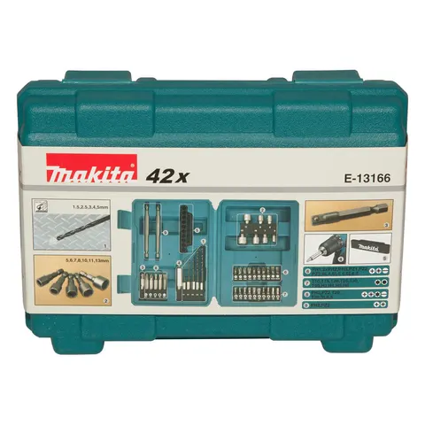Makita 42 Piece Metalworkers Drill and Screwdriver Bit Set – image 1