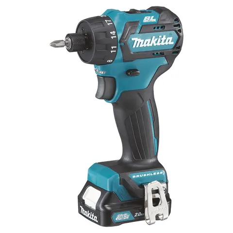 Makita DF032D 12v CXT Cordless Brushless Hex Drill Driver – DF032DSAJ – image 1