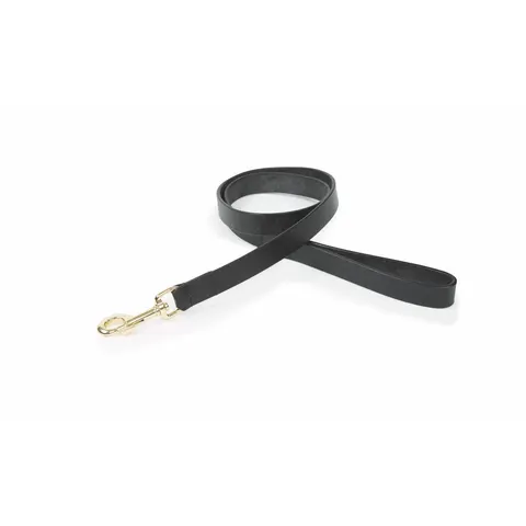 Shires Digby & Fox Flat Leather Dog Lead - Black / M – image 1