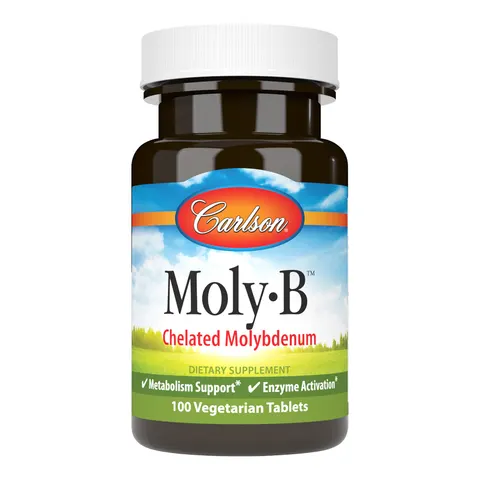 Carlson, Moly-B, 100 Vegetarian Tablets – image 1
