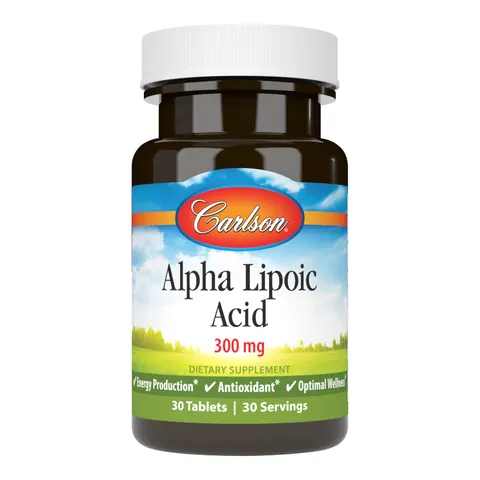 Carlson, Alpha Lipoic Acid, 300 mg, 30 Tablets – image 1