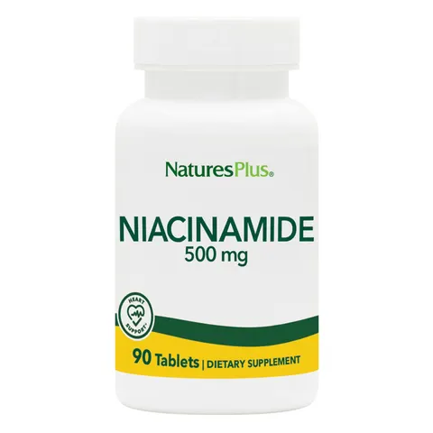 Natures Plus NIACINAMIDE 500 MG TABLETS 90 – image 1