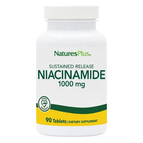 Nature's Plus, Niacinamide, 1000 mg, 90 Tablets – image 1