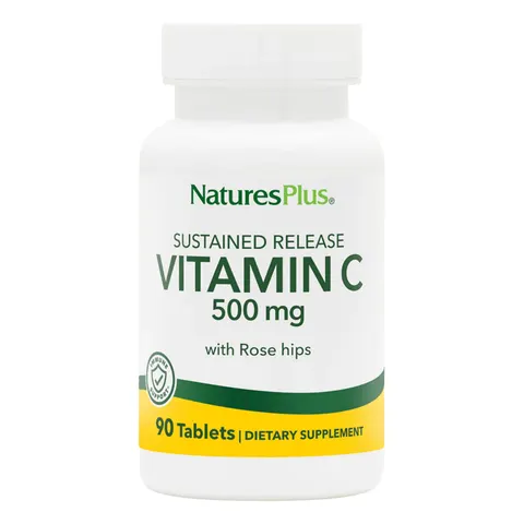 Natures Plus Vitamine C 500 mg Libération Prolongée 90 Comprimés - Pot 90 comprimés – image 1