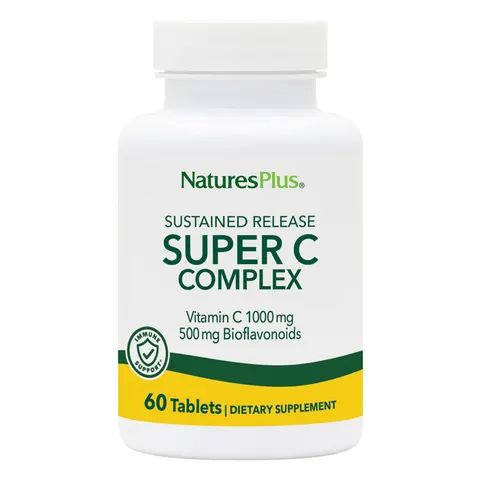 NaturesPlus Super C Complex Bioflavonoides 60 Comprimidos – imagen 1