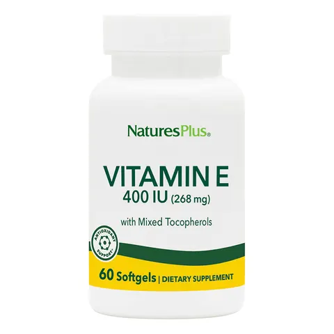 NaturesPlus Vitamina E 400 UI 60 Perlas – imagen 1