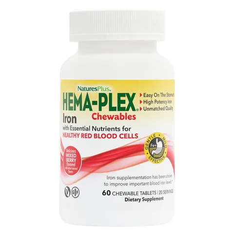 Natures plus hema-plex masticable 60comp. – imagen 1