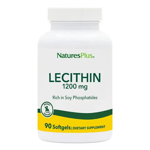 Nature's Plus, Lecithin, 1,200 mg, 90 Softgels – image 1