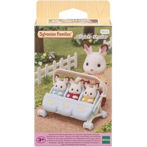 Sylvanian Families Triplets Stroller – image 1