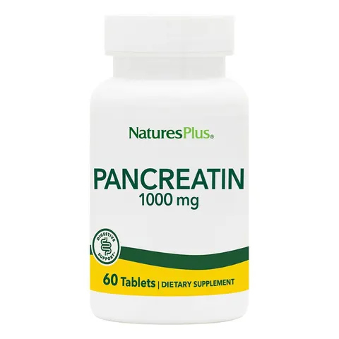Nature's Plus Pancreatin 1000 mg 60's – image 1