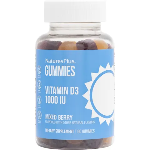 Nature's Plus Vitamina D3 60 Gummies – imagen 1