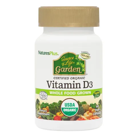 NaturesPlus Nature's Plus Garden Vitamina D3 60caps – imagen 1