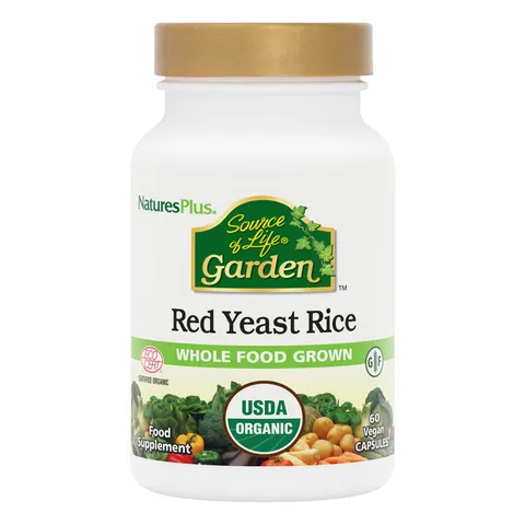 NaturesPlus Garden Yeast Rice Red 60 Capsules – image 1