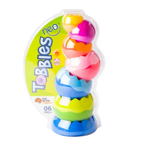 Fat Brain Toys Toobles Neo Stacking Toy – image 1