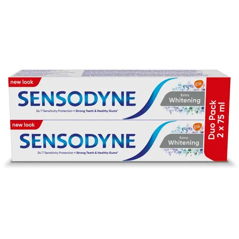 Sensodyne Tandpasta - Extra Whithening Duopak – afbeelding 1