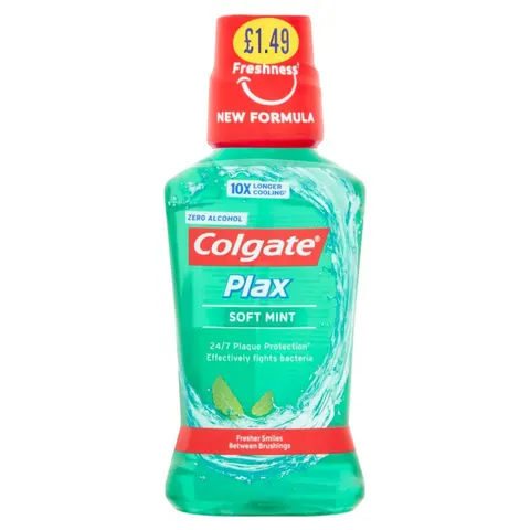 Colgate Plax Soft Mint 250ml (Pack of 6) – image 1
