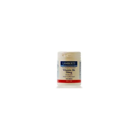 Lamberts vitamina b6 50 mg. 100 comp. – imagen 1