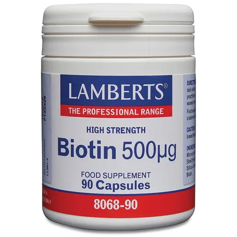 Lamberts Biotin 500mg 90cáps – imagen 1