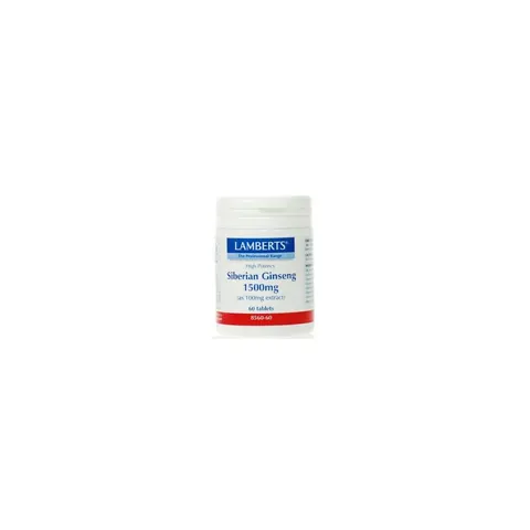 Lamberts GINSENG SIBERIANO 1500mg 60 Tabs – imagen 1