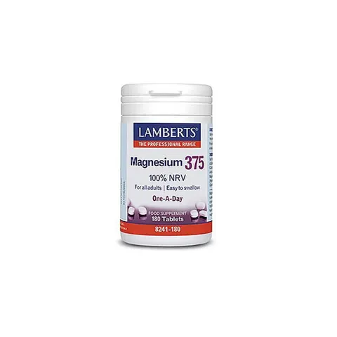 Lamberts Magnesio 375 180comp – imagen 1