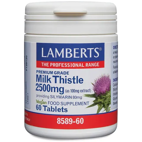 Lamberts Milk Thistle 2500mg 60 tabs – image 1