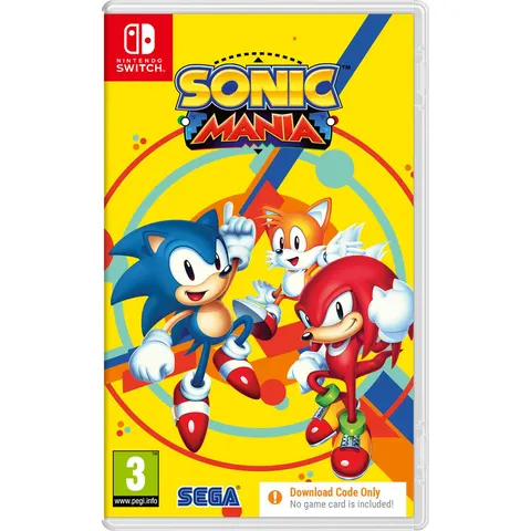 Sonic Mania – Nintendo Switch (Code-in-a-box) – afbeelding 1