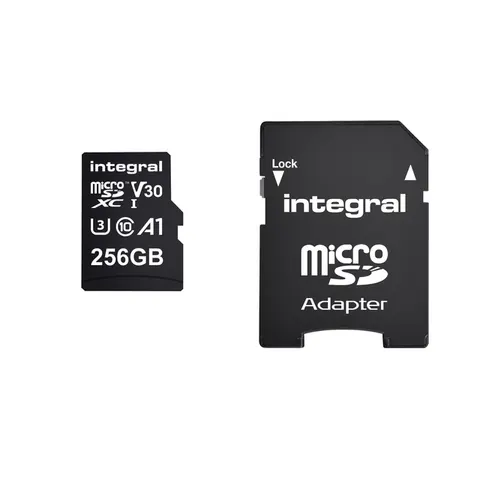 Geheugenkaart Integral microSDXC 256GB – afbeelding 1
