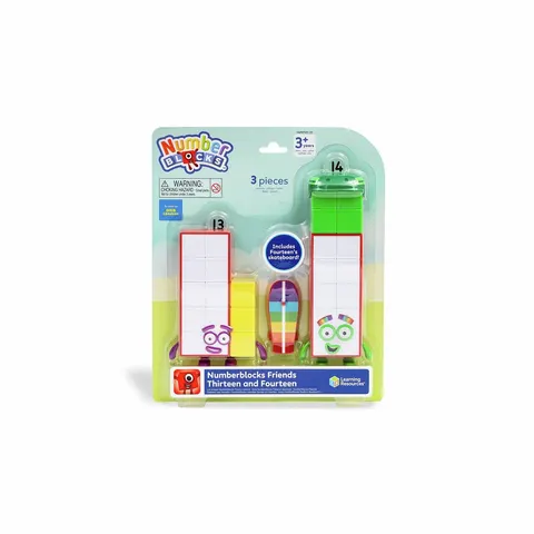 Numberblocks Thirteen & Fourteen Figures Activity Toy Set – image 1