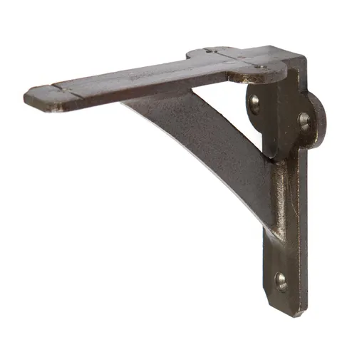 Hammer & Tongs Iron Shelf Bracket - D100mm - Raw – image 1