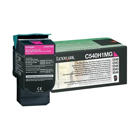Lexmark C540H1MG Toner magenta return program. 2K pages ISO/IEC 19798 – image 1