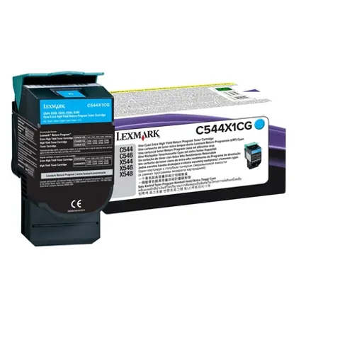Toner Lexmark C544X1CG Cyan – afbeelding 1