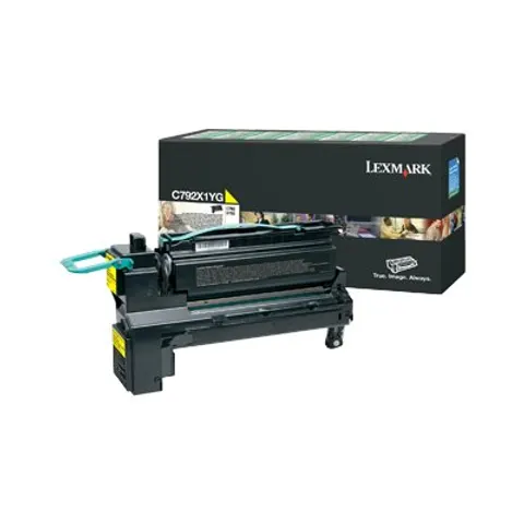 Lexmark amarillo C792 Tóner 20.000 páginas – imagen 1