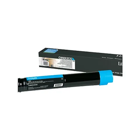 Toner Lexmark C950X2CG niebieski (cyan) – zdjęcie 1