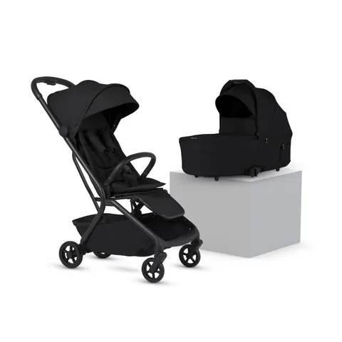 Silver Cross Nia Stroller & Carrycot - Onyx – Black – image 1
