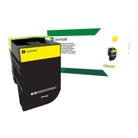 Lexmark 80C2HY0/802HY Toner-kit yellow return program. 3K pages ISO/IE – image 1