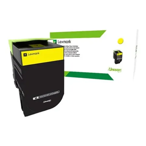 Lexmark 80C2HYE/802HY Toner-kit yellow return program Project. 3K page – image 1