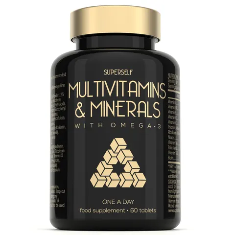 SuperSelf Multivitamin with Omega 3 60 Tablets – image 1
