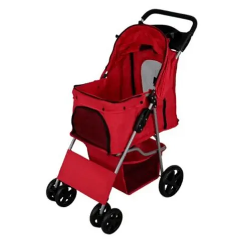 Poussette pour Animal de Compagnie Rouge – image 1