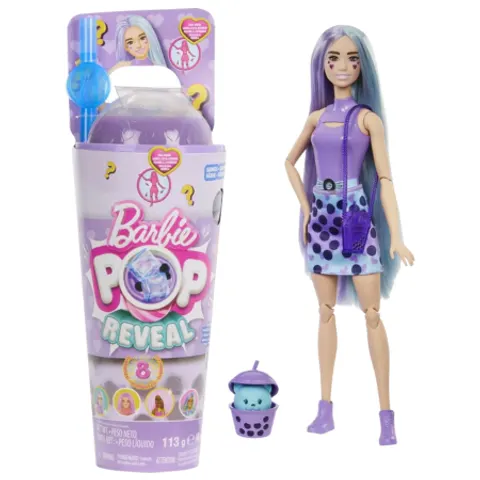 Barbie Pop Reveal Bubble Tea Series – Green Tea – BARBHTJ19 – afbeelding 1