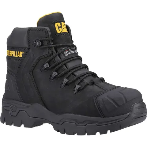 Caterpillar Mens Everett S3 Wp Safety Boot – Black – 339905802304 – image 1