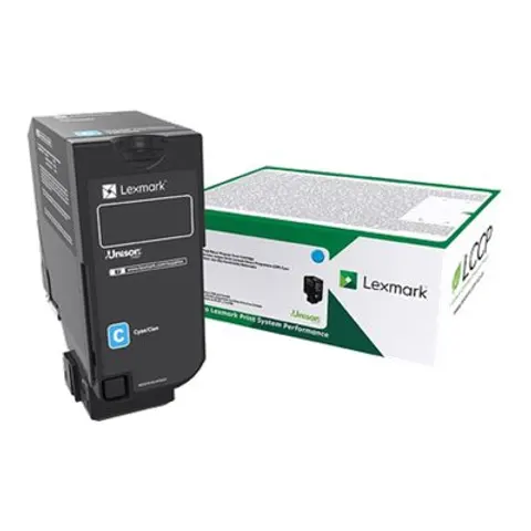 Lexmark 74C20C0 Toner-kit cyan return program. 3K pages ISO/IEC 19798 – image 1