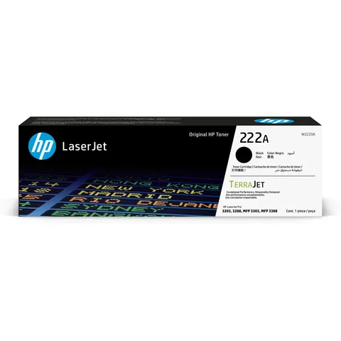 HP 222A (W2220A) - Schwarz - Toner – Bild 1