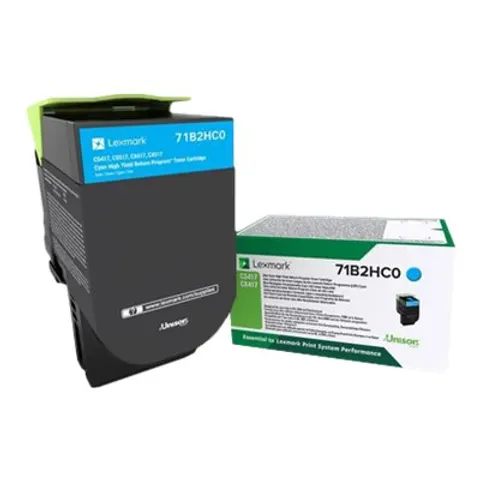 Lexmark 71B2HC0 toner cian XL – imagen 1