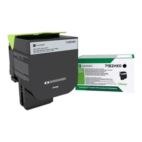 Lexmark 71B2HK0 Toner-kit black return program. 6K pages ISO/IEC 19752 – image 1