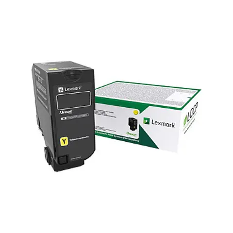 Lexmark 75B20Y0 Toner-kit yellow return program. 10K pages ISO/IEC 197 – image 1