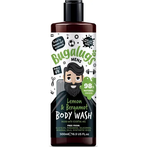 Bugalugs Men's Lemon & Bergamot Body Wash – image 1