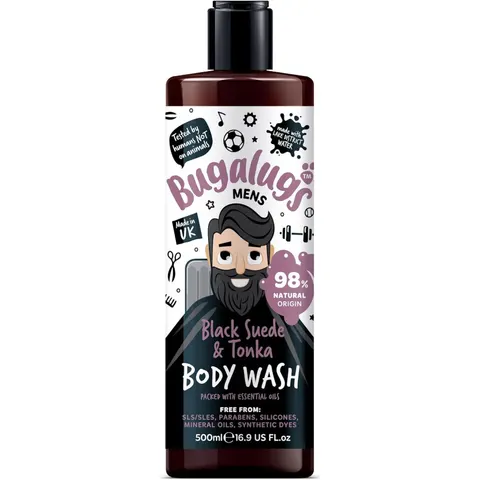 Bugalugs Men's Black Suede & Tonka Body Wash – image 1